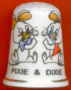PIXIE & DIXIE, LOS RATONES DE LA SERIE "PIXIE & DIXIE Y MR. JINKS" DIBUJOS DE HANNA-BARBERA DE LOS A�OS 60
