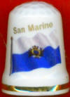 BANDERA DE LA REP�BLICA DE SAN MARINO, CAPITAL SAN MARINO