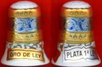 DEDAL DE ORO Y PLATA DE LEY (REGALO DE COVARO, DE GIJÓN)