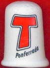 "T" DE TEMPLARIOS DE PONFERRADA (LOURDES, DE VALENCIA)