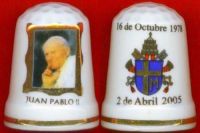 JUAN PABLO II - DEDAL CONMEMORATIVO DEL DÍA DE SU MUERTE